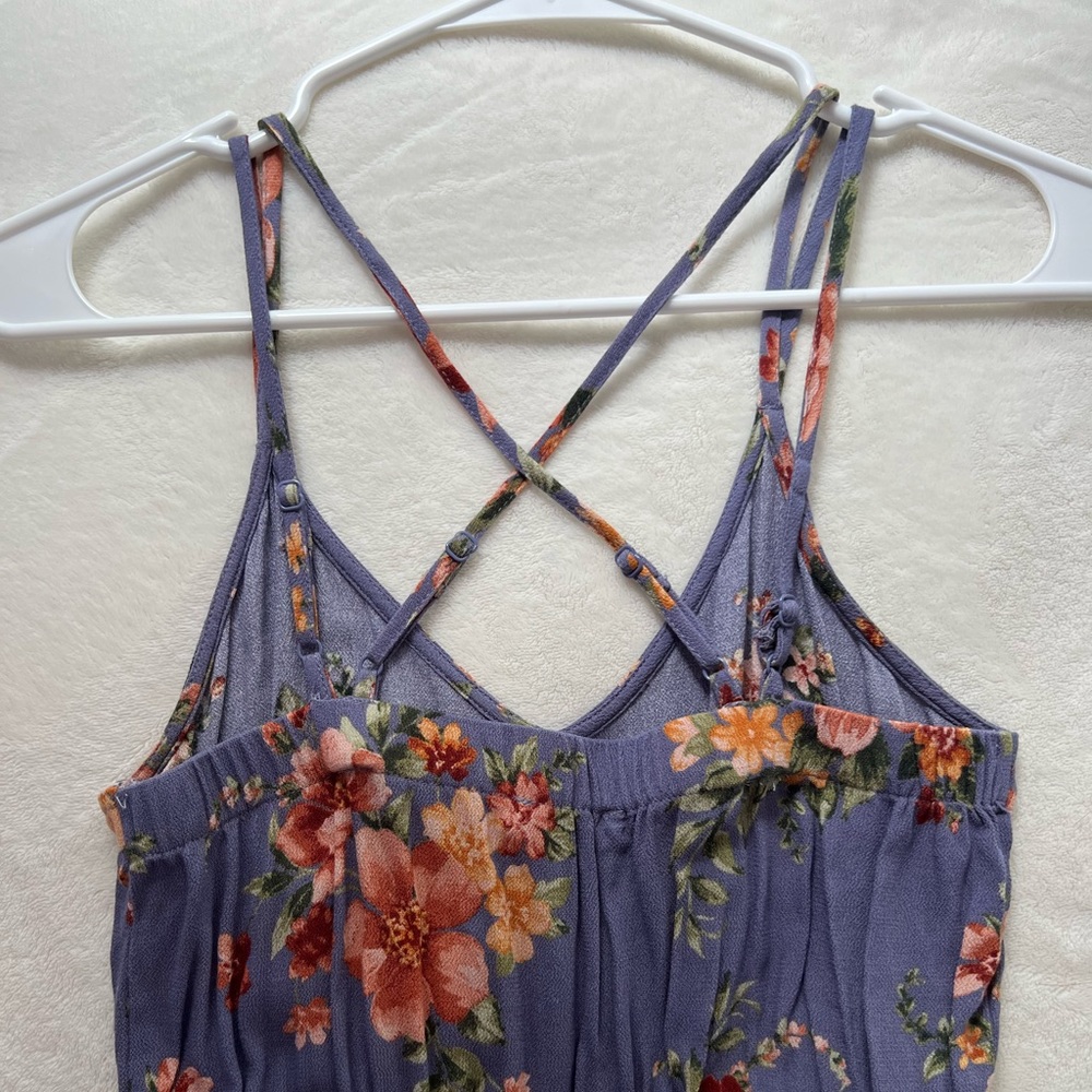 American Eagle floral jumpsuit - Picture 2 of 4